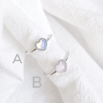 S925-Opal Free Size Ring