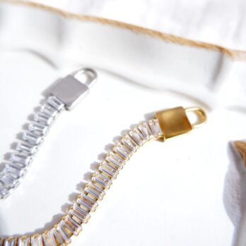Stainless Steel Locking Bracelet|不鏽鋼水晶鎖手鏈